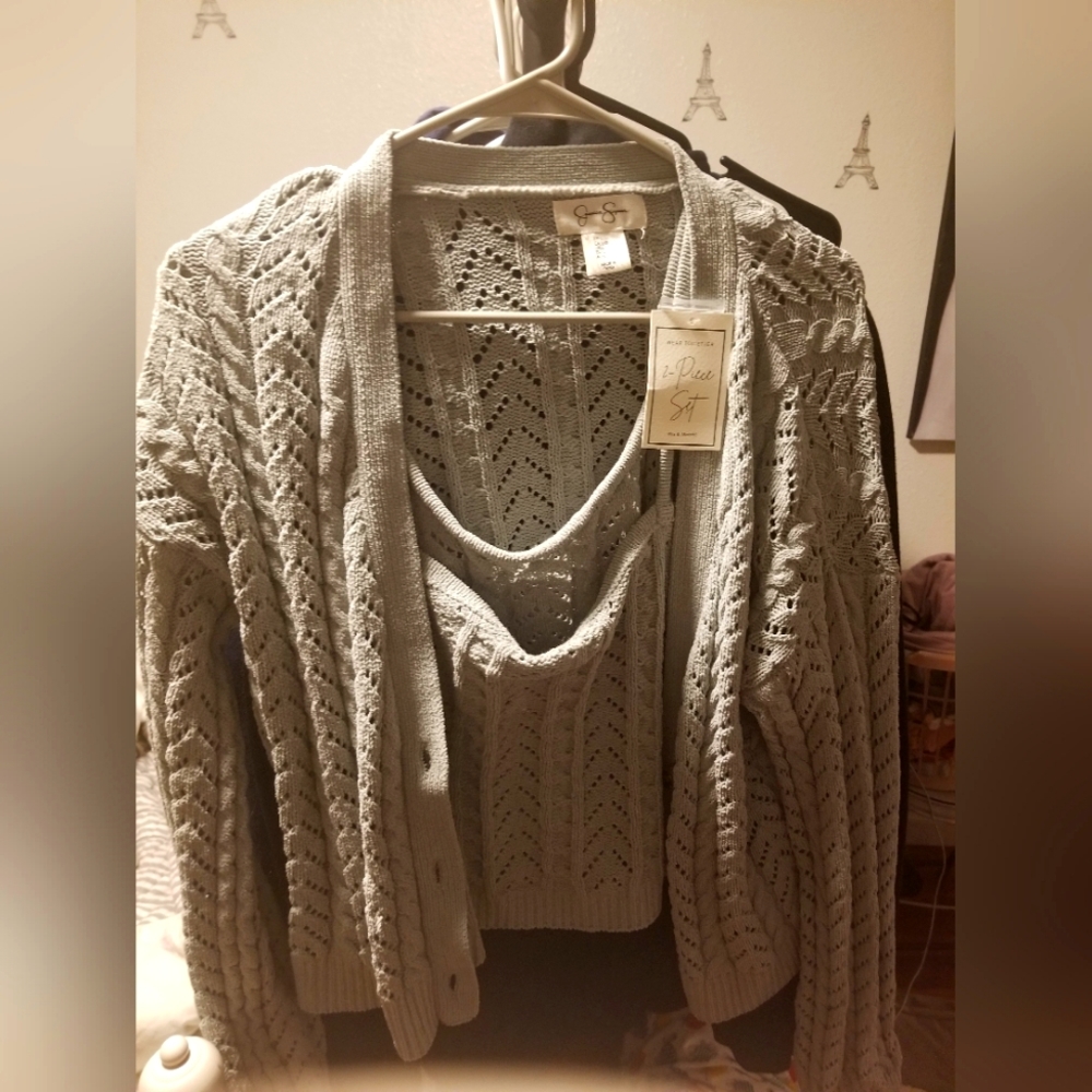 Sweater with tank top